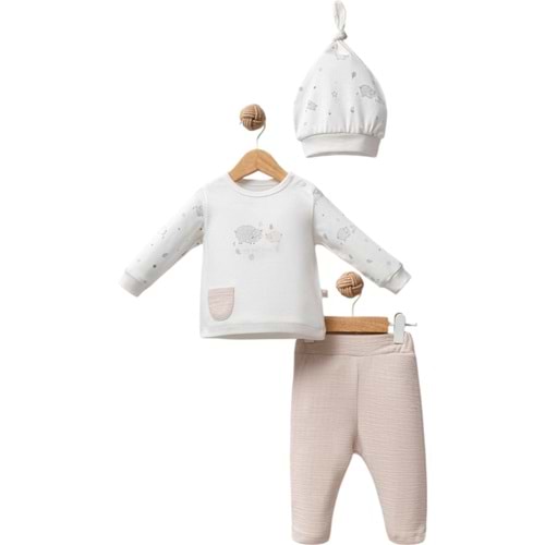 3/18 Ay Kuzu Bebek 2li Takım-2702203 - BEJ