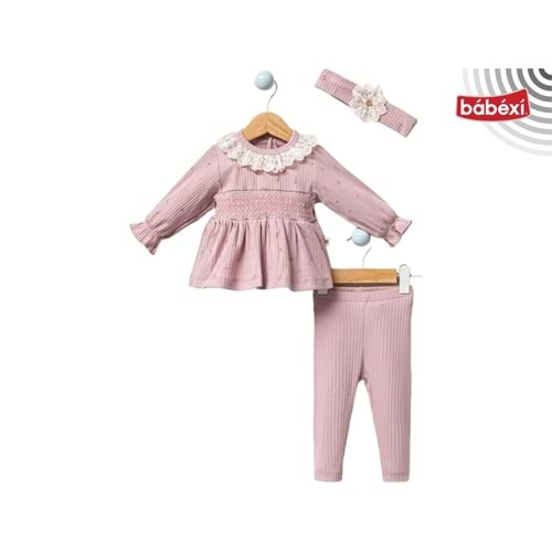 Natural 3-18 Ay Kız İkili Takım 3044216 - PEMBE