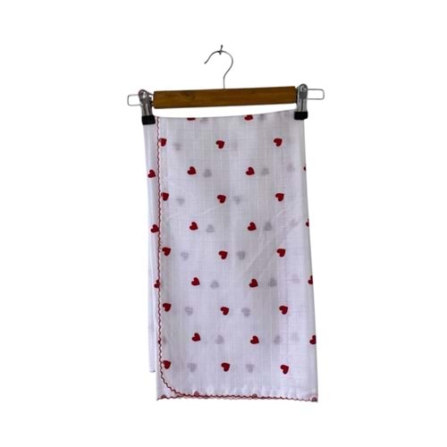 Kalpli Tek Kat Müslin Battaniye 80x90 cm- 0027079