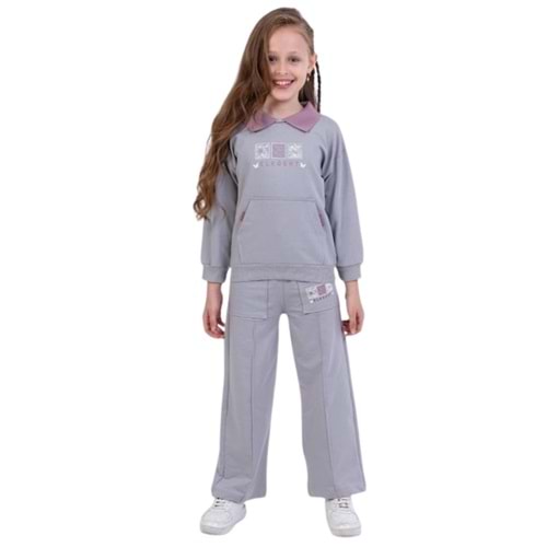 Yavrucak Elegent 9-12 Yaş Kız 2li Takım-7063347 - GRİ