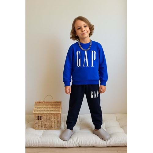 3-10 Yaş Gap Erkek Eşofman Takım- 4051230 - SAKS MAVİSİ