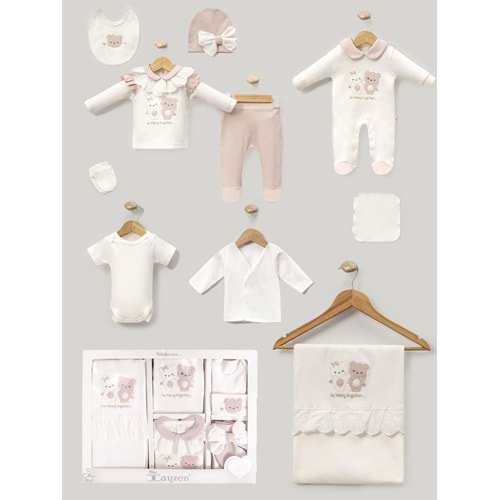 Cayzen Kardeş Ayıcık 10 Parça Hastane Çıkışı-3030868 - GÜL KURUSU