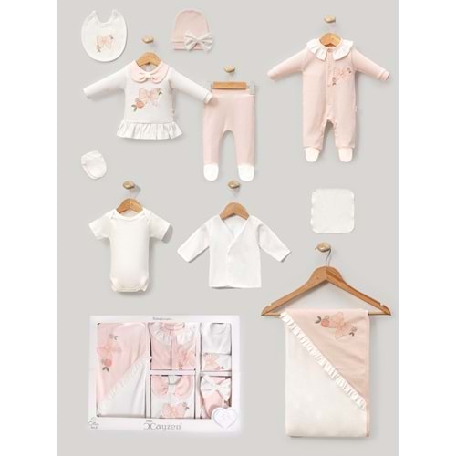 Cayzen Kelebek Nakışlı 10 Parça Hastane Çıkışı-3029868 - SOMON