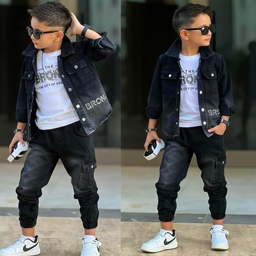 Bronx Erkek Kot Üçlü Takım 3-10 Yaş-251471050 - SİYAH