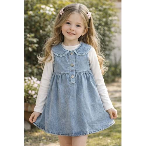 Mensis Bebe Yaka Kot Jıle 2-7 Yaş-9029474 - MAVİ