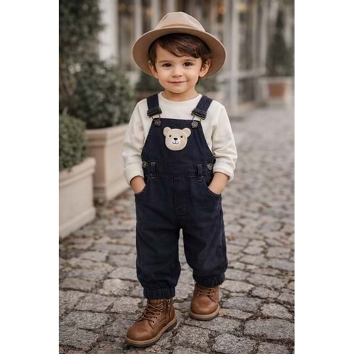 Oryeda Ayıcıklı Badili Erkek Slopet 9-24 Aylık-6073313 - LACİVERT