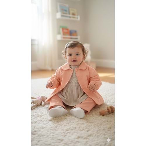 Bebiço Trenkotlu 3 lü Kız Takım 6-24 Aylık-5439580 - SOMON