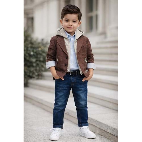 Yavrucak Erkek Mevsimlikli 4 Lü Takım 1-4 Yaş-3810660 - KAHVERENGİ