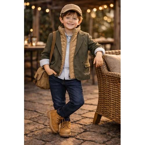 Yavrucak Erkek Mevsimlikli 4 Lü Takım 1-4 Yaş-3810660 - YEŞİL