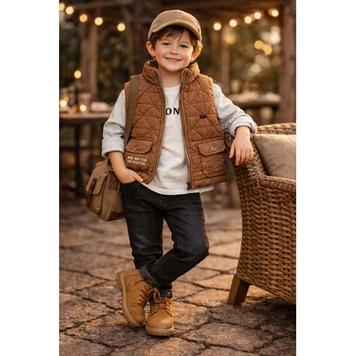 Yavrucak Yelekli Mevsimlik 4 Lü Takım 1-4 Yaş-3821690 - HARDAL