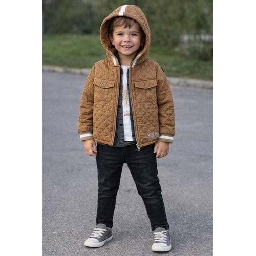 Yavrucak Kapitone Ceketli Takım 5-8 Yaş-2814793 - KAHVERENGİ
