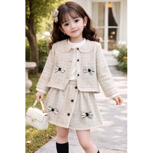 MixLife Kurdeleli Kız Şenel 3 lü Takım 6-24 Aylık-6235370 - PEMBE