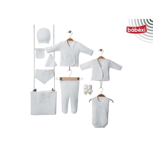 Turp Baby 10 Lu Simli Kız Hastane Çıkışı 0-3 Aylık -415785635 - BEYAZ