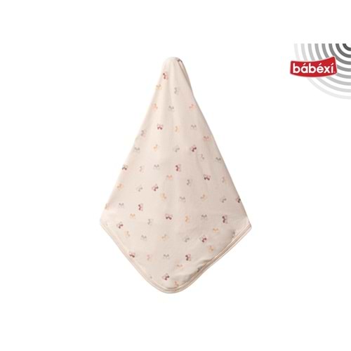 Bubbless Organik Bebek Battaniyesi Kelebek Desenli 413479208 - BEJ