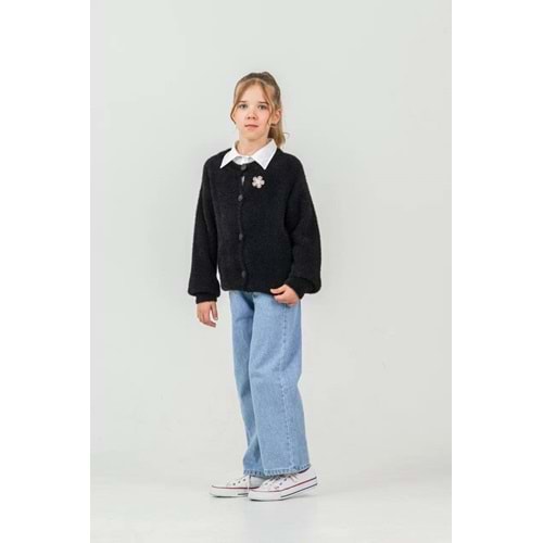 Miss Melinda Kids Sakallı Triko Kız 3 Lü Takım 9-12 Yaş -350950 - SİYAH