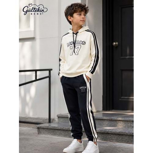 Vız Vız Kids Futbol Baskılı İkili Erkek Eşofman Takımı 4-8 Yaş -VI45678580 - SİYAH