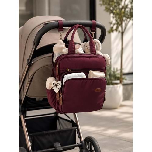 Elite Luxury Toscona Anne Bakım Çantası -BA3915691034 - BORDO