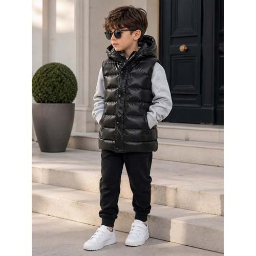 Garland Nova Kumaş Şişme Yelek 11-16 Yaş -AY9056648 - SİYAH