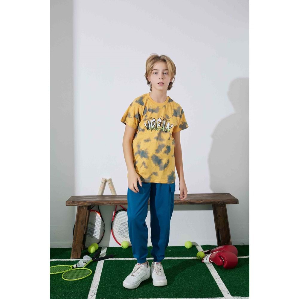 Tarık 2-6 Yaş Erkek Çocuk Pijama Takım Urban 3956185 - SARI