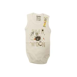 Babytoo 0-9 Ay Bebek Askılı Çıtçıtlı Badi Over the Moon-7304046