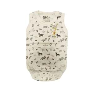 Babytoo 0-9 Ay Bebek Askılı Çıtçıtlı Badi Desenli-7078046