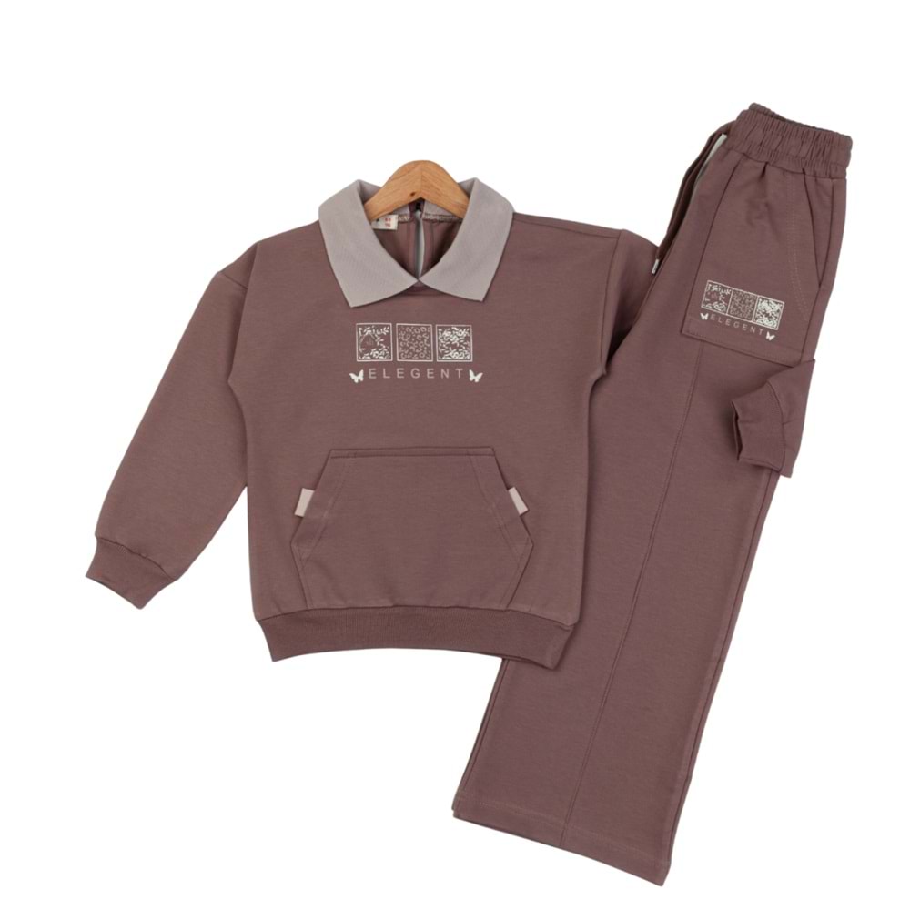 Yavrucak Elegent 9-12 Yaş Kız 2li Takım-7063347 - KAHVERENGİ