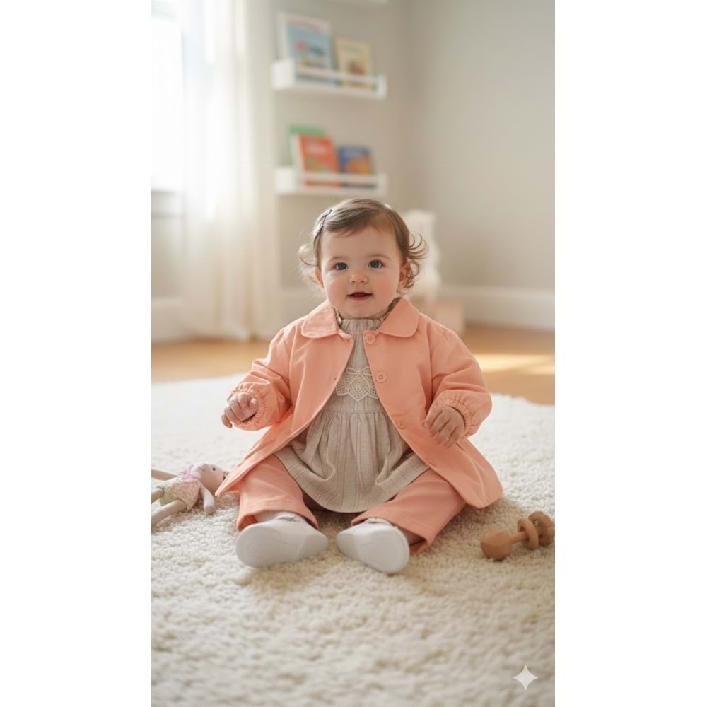 Bebiço Trenkotlu 3 lü Kız Takım 6-24 Aylık-5439580 - SOMON