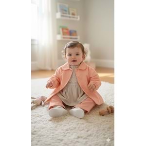 Bebiço Trenkotlu 3 lü Kız Takım 6-24 Aylık-5439580 - SOMON