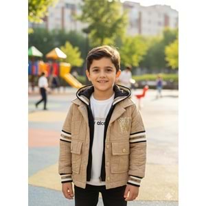 Yavrucak Erkek Mevsimlik 4 Lü Takım 1-4 Yaş-3833718 - BEJ