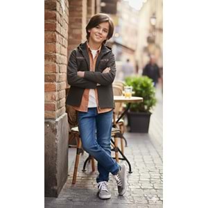 Yavrucak Keten Ceketli Gömlekli Takım 5-8 Yaş-2806726 - FÜME