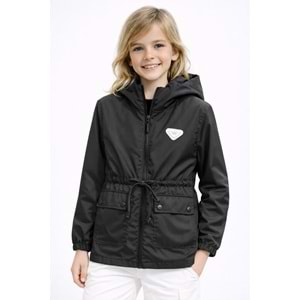 Mikro Kız Yağmurluk 6-14 Yaş-5057400 - SİYAH