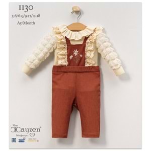 Cayzen 3-12 Aylık Kız Bella Lace Slopet Takım -1130368 - TARÇIN
