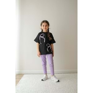 Jeliboom Kurdelalı Taytlı Kız 2 li Takım 3-10 Yaş -6026220 - LİLA