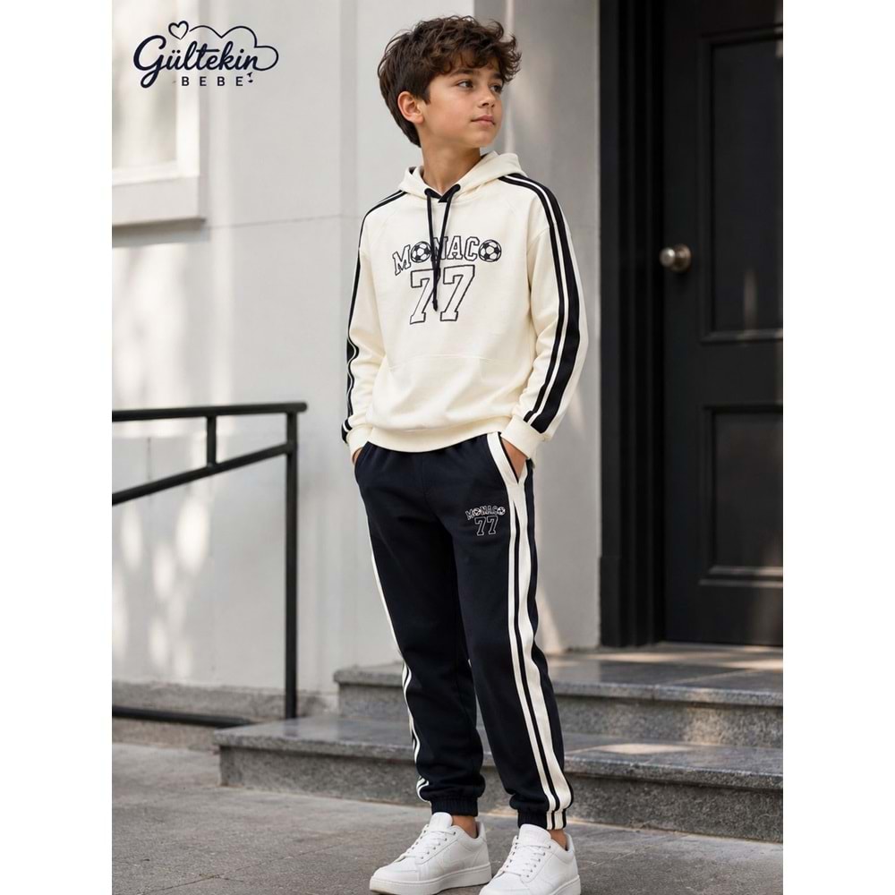 Vız Vız Kids Futbol Baskılı İkili Erkek Eşofman Takımı 4-8 Yaş -VI45678580 - SİYAH