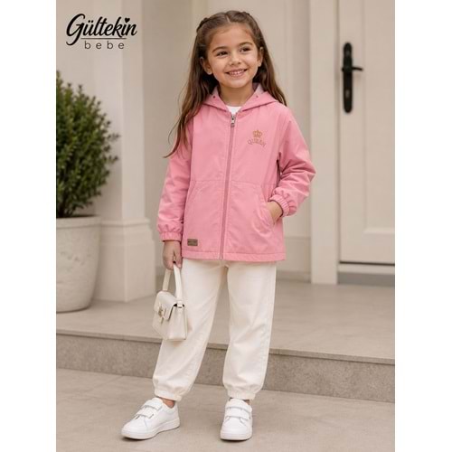 Mıss Crıspy Quenn Nakışlı Kız 5-8 yaş Yağmurluk -BE104472469 - SOMON