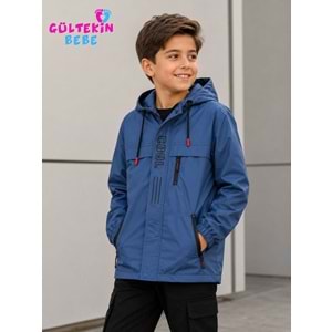 Mıss Crıspy Cool Nakışlı Erkek 5-8 yaş Yağmurluk -BE10447262518 - LACİVERT