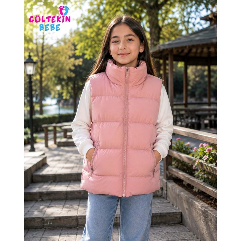 Garland Nova Kumaş Kız Şişme Yelek 11-16 Yaş -AY8076525 - PEMBE