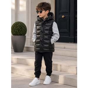 Garland Nova Kumaş Şişme Yelek 5-10 Yaş -AY9055630 - SİYAH